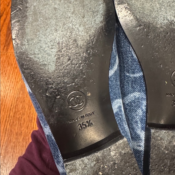 Chanel denim CC ballet flats - Picture 7 of 12